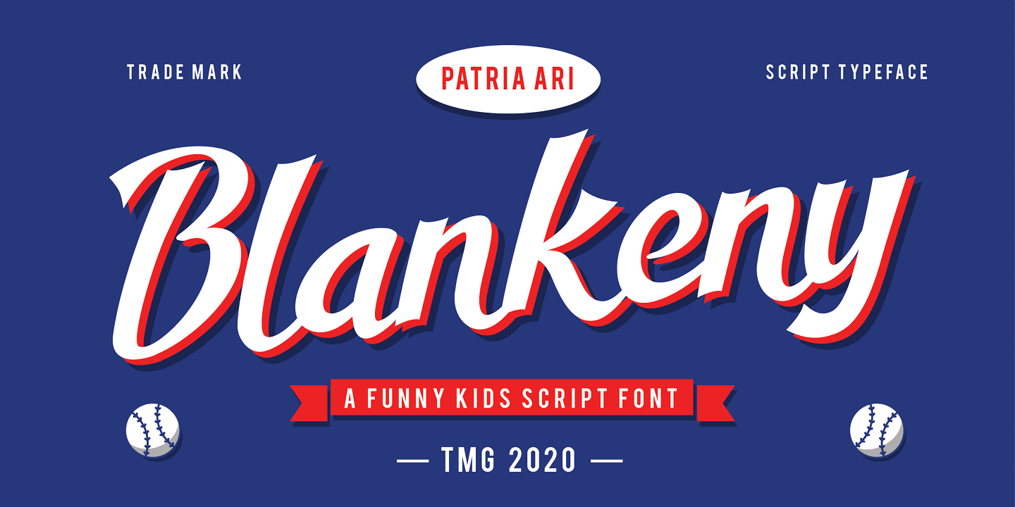 Blankeny Font preview